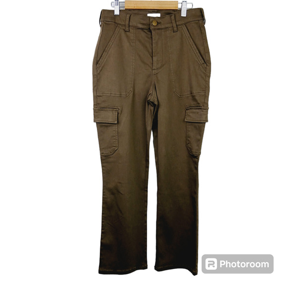 EVEREVE SZ 27(US 4) Larissa Cropped Cargo in Fatigue - Picture 6 of 11